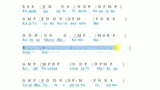 Kamala Jadala  Kalyani Geetham  Carnatic Music Lessons [upl. by Aicssej]