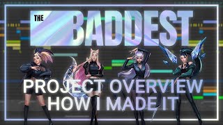 Project Walkthrough How I Made KDA  The Baddest ENG Sub [upl. by Ainnat]