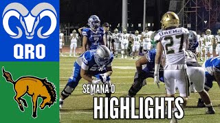 Borregos QRO vs Potros Salvajes UAEM Highlights  Semana 0  Liga Mayor ONEFA 2024 [upl. by Ramey810]