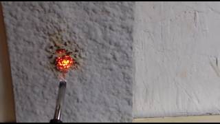 DC315 Fire Retardant Intumescent Paint for Spray Foam Insulation  demo [upl. by Moises]