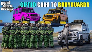 GTA 5  PRESIDENT GIFTED EXPENSIVE CARS TO POWERFUL BODYGUARDS  BB GAMING [upl. by Ahtebbat497]