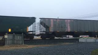 March 18 2021  Delmarva Central Railroad DCRCarload Express Mixed Freight [upl. by Willis]