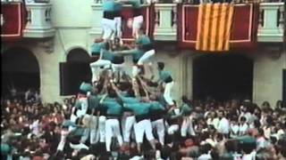 Castellers de Vilafranca  Los castillos del pueblo [upl. by Haneeja790]