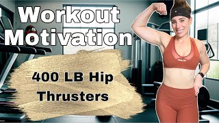 400 lb Hip Thrusters  Workout Motivation  High Energy [upl. by Meave]