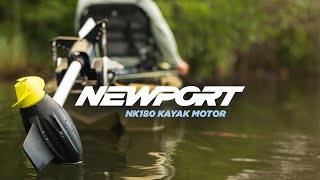 Newport NK180 Electric Kayak Outboard Motor  Brushless Direct Drive Kayak Motor [upl. by Fritts147]