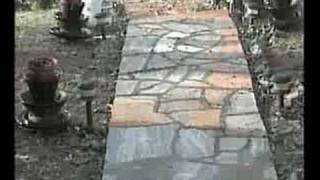 Construction of my Stone Sidewalk part 1 [upl. by Konstance188]