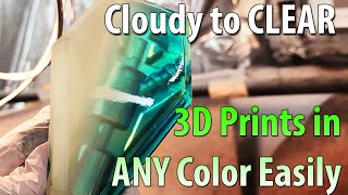 Transparent Colored Resin 3d Prints  Easy and Fast [upl. by Asiralc]