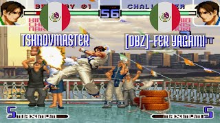 FT10 kf2k2pls TSKNOVMASTER MX vs DBZFER YAGAMI MX KOF 2002 Plus kf2k2 Fightcade Oct 23 [upl. by Emse]