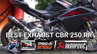 Best Exhaust Sound CBR250RR  Akrapovic  Termignoni  R9  Red Muffler  Austin Racing [upl. by Analle65]