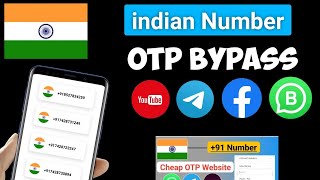 india ka temp Number se otp bypass kaise kare 2024  virtual number se otp bypass kaise kare [upl. by Marlie]