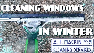 Cleaning Windows On The Coldest Day Of Winter [upl. by Inatirb]