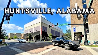 Alabama Driving Tour USA  Downtown Huntsville Alabama  4K [upl. by Ainer375]