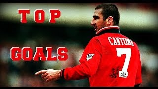 The King Cantona  Top 7 goals Manchester United [upl. by Rikahs]