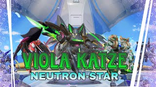 Viola Katze Neutron in TDM  Super Mecha Champions [upl. by Ayom]