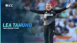 Lea Tahuhu  New Zealands worldclass pacer  ICC 100 Cricket Icons [upl. by Jeggar]