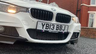 BMW f30 330d revs stage one map 310 bhp…stock exhaust [upl. by Yrian70]