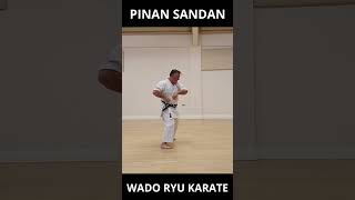 PINAN SANDAN  WADO RYU KARATE  shorts [upl. by Anayik449]