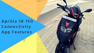Aprilia Connectivity App  5 most useful features via Bluetooth [upl. by Llenrad]