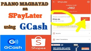 PAANO MAGBAYAD SA SPAYLATER using GCASH [upl. by Atenaz18]