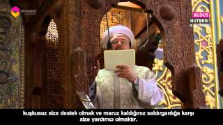 Diyanet İşleri Başkanı Prof Dr Mehmet Görmezin Tarihi Kudüs Hutbesi [upl. by Iverson]