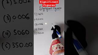 How to find Significant Figures shorts ytshorts [upl. by Haerr]