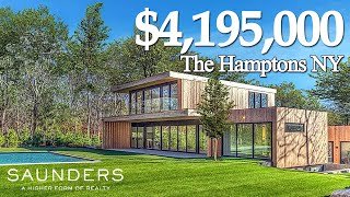 Inside a 42 Million East Hampton New York Home  Premium New Construction  Home Tour [upl. by Nagaem690]