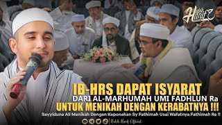 MENGAPA IBHRS MENIKAH  SAMBUTAN HABIB HANIF DI PERNIKAHAN IBHRS [upl. by Yelwah]