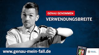 GENAU GENOMMEN  Verwendungsbreite [upl. by Adyela]