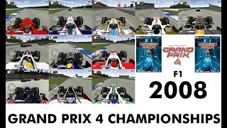 GP4 F1 2008 Mod  GP4 2008 F1 Mod  GP4  Grand Prix 4  Formula 1  F1  Game  F1 Racing SIM gp4 [upl. by Yelsnya]