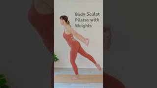 How to Sculpt Your Body through Pilates with Weights girlwiththepilatesmat pilates weights [upl. by Idid840]