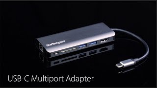 USBC Multiport Adapter with HDMI and Power Delivery  DKT30CSDHPD3  StarTechcom [upl. by Eamon271]