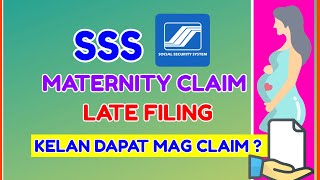 SSS Late Filing Maternity Benefits  SSS Benefits Requirements Online [upl. by Lleynod]