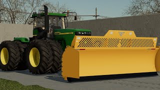 Farming Simulator 22 John Deere Articulated Tractors and K9 Silage Blade [upl. by Adnolor]