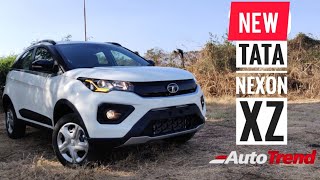 Tata Nexon Facelift XZ Variant Calgary White Colour  Most Detailed Review  AutoTrend [upl. by Ihsoyim445]