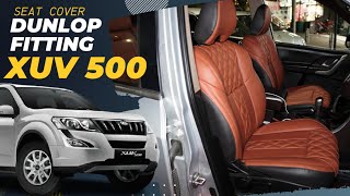 Seat Cover Dunlop Fitting XUV500  XUV500 Seat Cover Installation  truFIT  Car Seat Covers  Xuv [upl. by Josi]