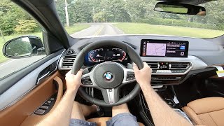 2023 BMW X3 xDrive30i POV Drive Impressions and ASMR [upl. by Colner155]