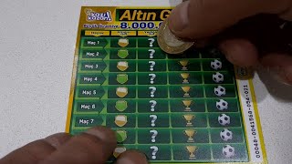 Kazı amorti çıkarsa şanslısın kartlarında bugün kazıkazan scratchcard rubbelkarten скретчкарты [upl. by Ennove]