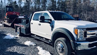 POWERSTROKE TOWING 31000LBS WITH SampB AIR INTAKE [upl. by Anisah826]