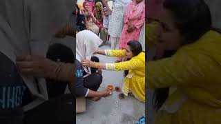 Haldi lagao re tel chdao re trending viral youtubeshorts [upl. by Lytsyrk]