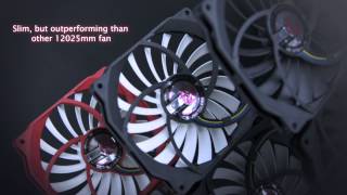 Aeolus Beta  RaiJintek  Worlds thinnest and most powerful 120mm Fan [upl. by Nnasor]