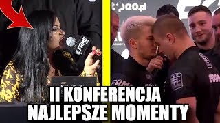 FAME MMA 3  II KONFERENCJA NAJLEPSZE MOMENTY LINKIEWICZ GODLEWSKA i INNI [upl. by Penrose794]