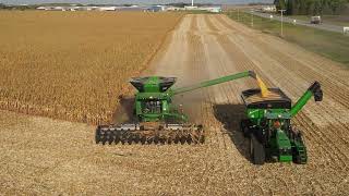 S780 Combine Corn Harvest 2023 [upl. by Okoy]