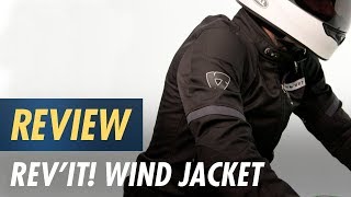 REVIT Wind Jacket Review at CycleGearcom [upl. by Bamberger]