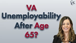 Can Veterans Get VA Individual Unemployability TDIU After Age 65 [upl. by Anikes970]