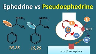 Ephedrine vs Pseudoephedrine  Similarities and differences [upl. by Xxam]