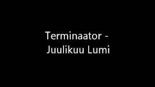 Terminaator  Juulikuu Lumi [upl. by Elmo964]