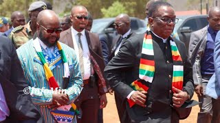 Mnangagwa Has Arrives In Magamba Vocational Training Centre Mutare [upl. by Llednil]