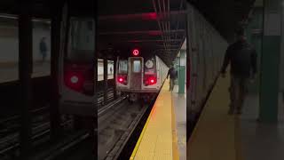 R143 L train 8260 leaving Metropolitan Avenue Lorimer st [upl. by Lepine]