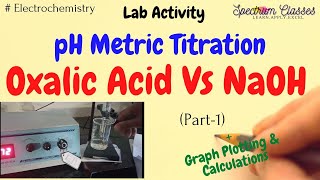 Determination of Oxalic acid strength by pH metric titration oxalic acid diprotic acid pH meter [upl. by Profant]