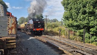 stanier mogul 13268 departing bridgenorth SVR [upl. by Cathyleen]